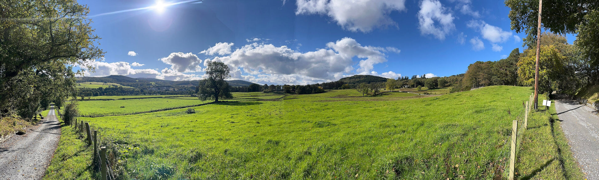 Highland river valley.