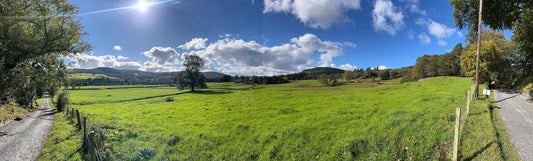 Highland river valley.